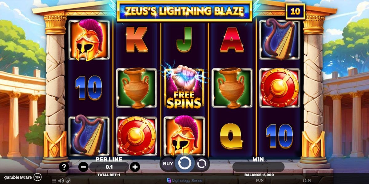 Spinomenal strikes it big with Zeus’s Lightning Blaze